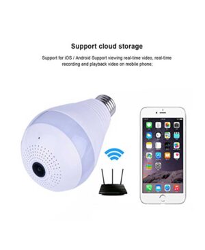 VR Cloud Wifi Cctv Camera Bulb